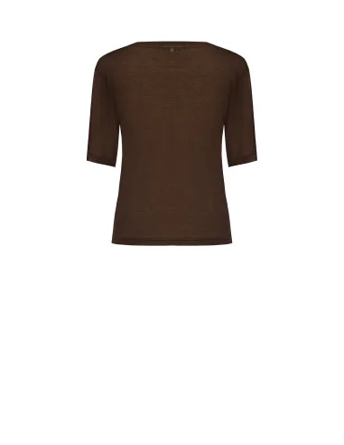 Regular-Fit Ultralight Viscose T-Shirt Rinascimento