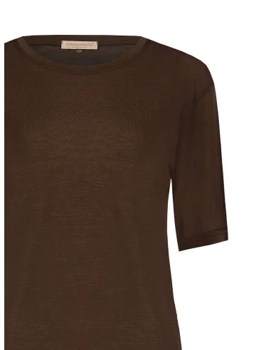 Regular-Fit Ultralight Viscose T-Shirt Rinascimento