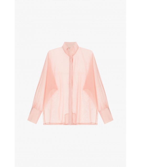 Transparent Fit Wide Core Collar Shirt Dixie