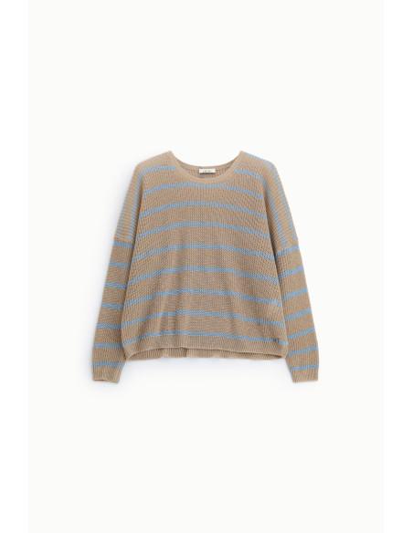 Maglione A Righe Con Maniche Lunghe Dixie