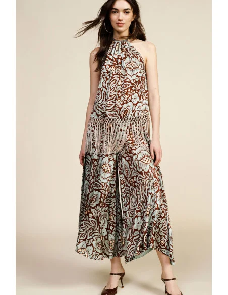 Pantalon large Dixie Floral Fantasy Palace