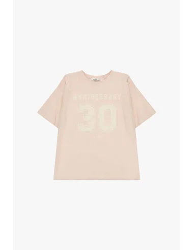 T-Shirt Ampia Stampa 30 Anniversario Girocollo Dixie