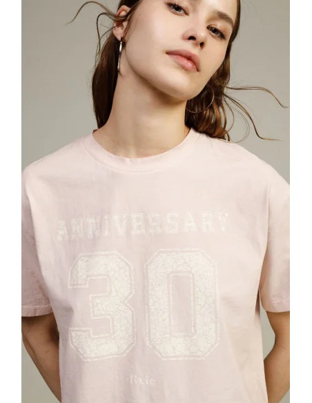 T-Shirt Ampia Stampa 30 Anniversario Girocollo Dixie