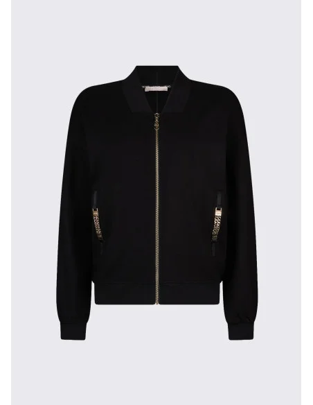 Sweatshirt avec détails en chaîne Liu Jo