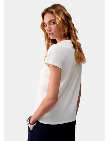 T-Shirt Con Strass Liu Jo