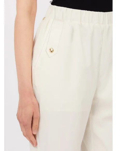 Liu Jo Pantalon slim avec revers