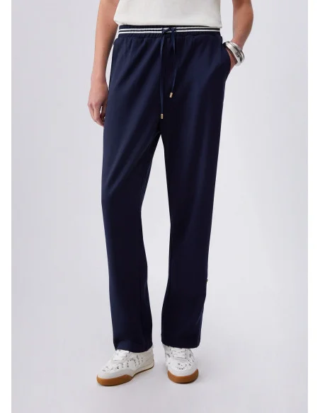 Pantaloni In Jersey Interlock Liu Jo