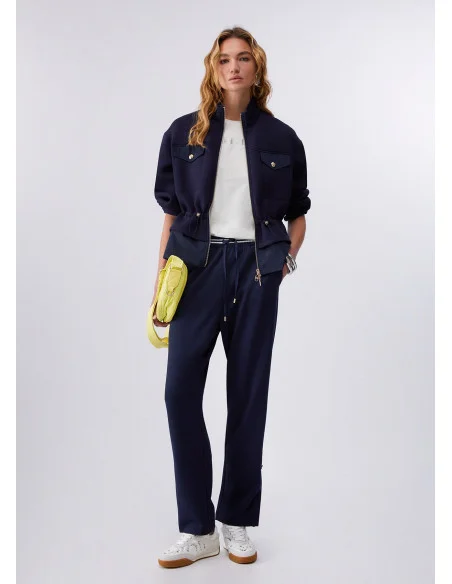 Liu Jo Interlock Jersey Trousers