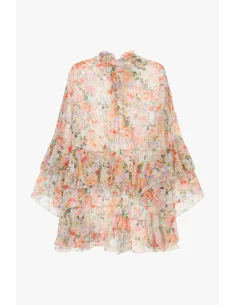 Robe courte à volants et imprimé floral Dixie 2