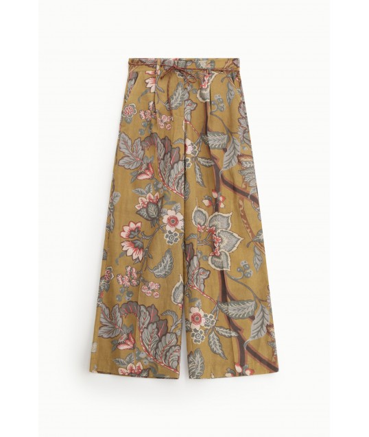 Floral Fantasy Palace Trousers High Waisted Dixie