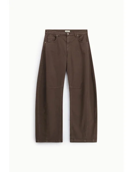 Pantalon large à cinq poches taille haute Dixie