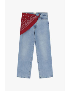 Dixie Bandana Straight Leg Jeans