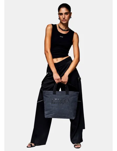 Large Tote Bag With Liu Jo Logo