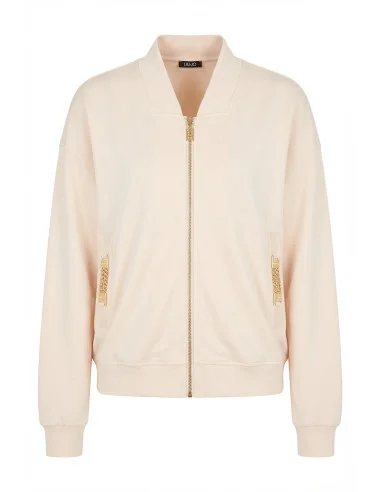 Sweatshirt avec détails en chaîne Liu Jo