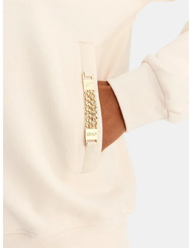 Sweatshirt With Chain Details Liu Jo
