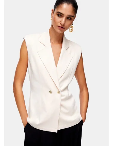 Gilet Con Spalline Imbottite Liu Jo