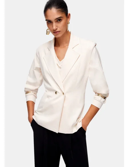 Gilet Con Spalline Imbottite Liu Jo