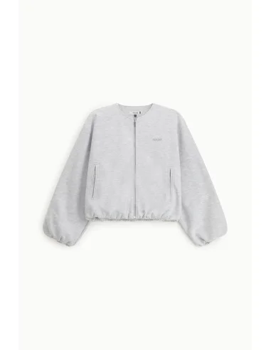 Short Zip Sweatshirt With Pockets And Cuffs Please