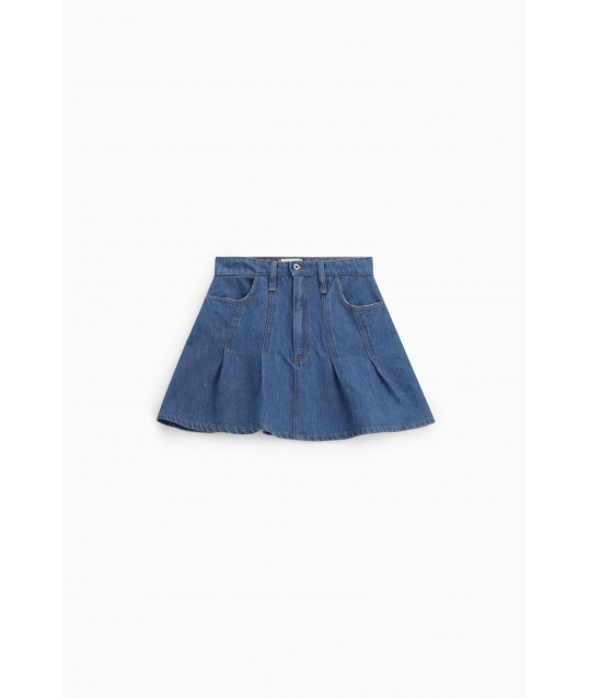 High Waisted Skorts With Front Pockets And Pleats Please