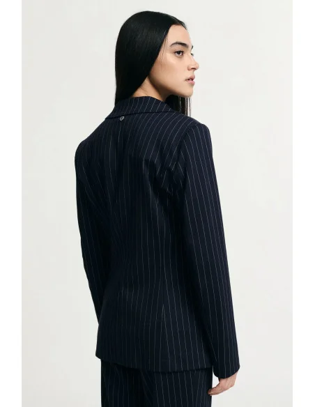 Blazer A Righe Regular-Fit Con Tasche A Filetto Please