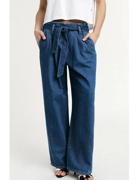 Jeans Paperbag Taille Haute Avec Ceinture Assortie Please