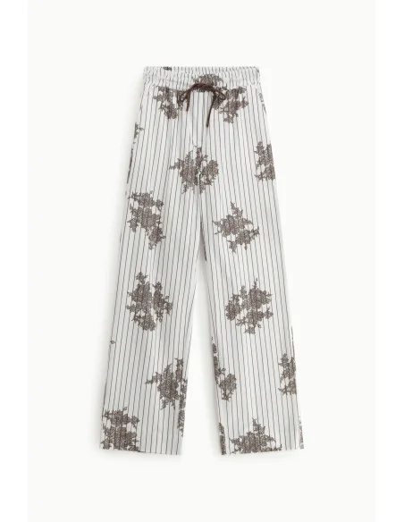 Pantalon à rayures et à motifs Palace avec cordon de serrage Please