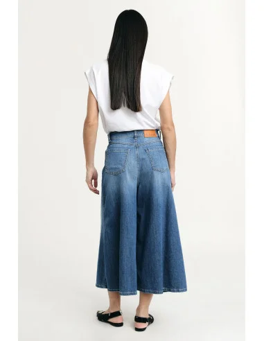 High Waist Wide Leg Jeans Five Pockets Please