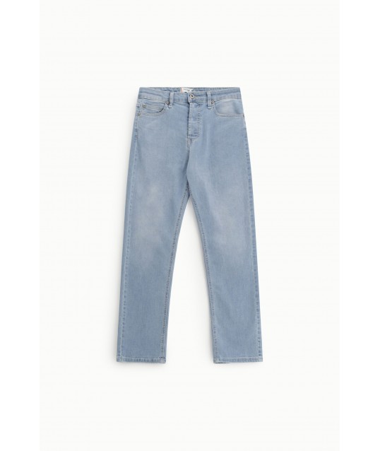 Jeans Straight-Leg Vita Media Dettaglio Classico Please