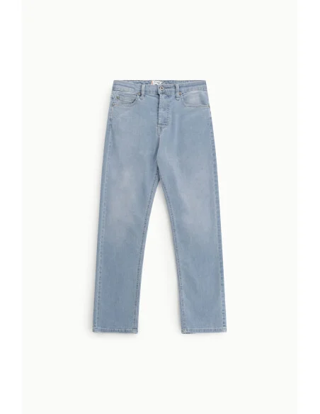 Jeans Straight-Leg Vita Media Dettaglio Classico Please