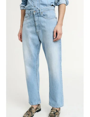 Straight-Leg Jeans High Waisted With Loops Please