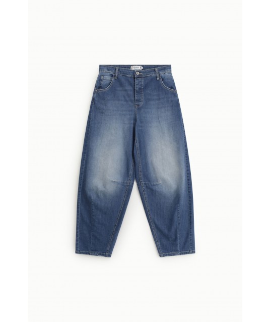 Balloon Fit High Waisted Jeans With Pince Please