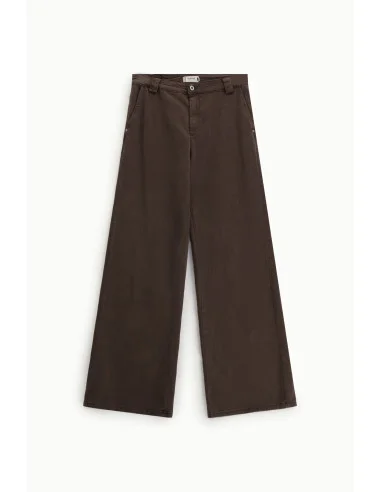 Pantaloni Palazzo A Vita Bassa Con Gamba Ampia Please