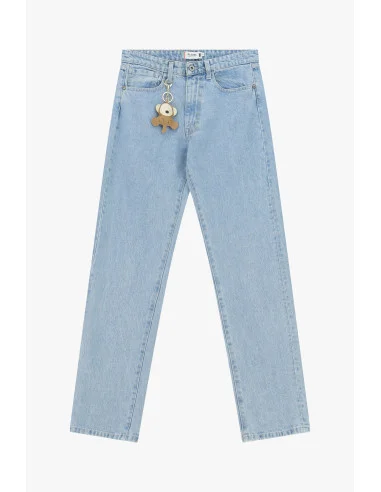 Jeans à jambe droite Taille haute Cinq poches S'il vous plaît
