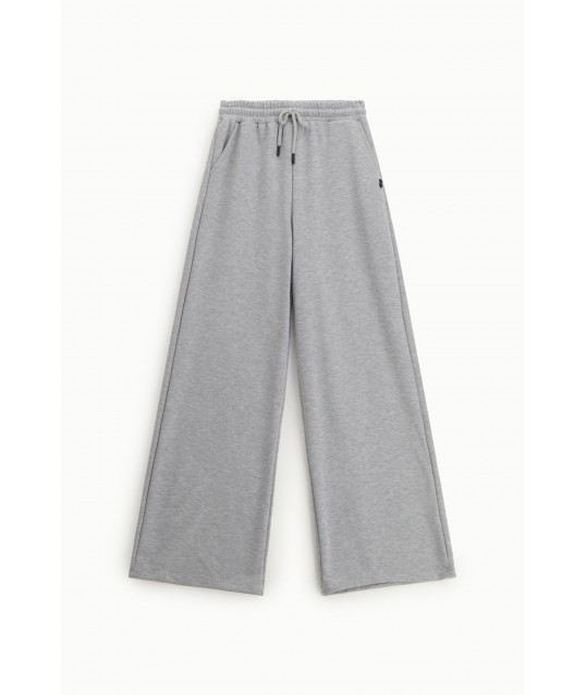 Palazzo Pantalon Sports High Waisted Drawstring Please