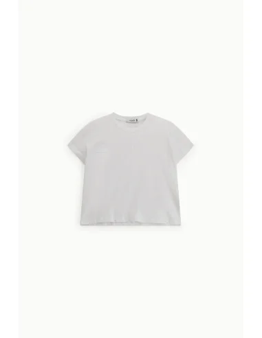 T-Shirt Cropped Regular-Fit Girocollo A Tinta Unita Please