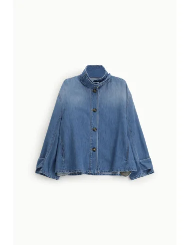 Giacca In Denim Con Bottoni E Fit Ampio Please