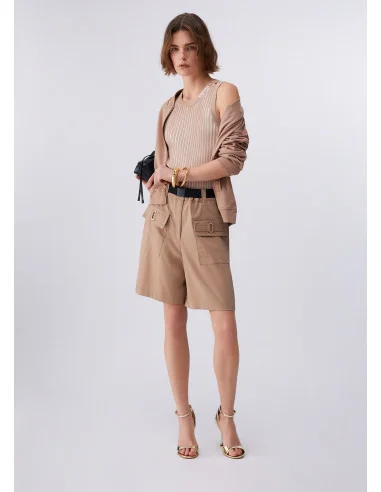 Bermuda Shorts With Maxi Pockets Liu JO