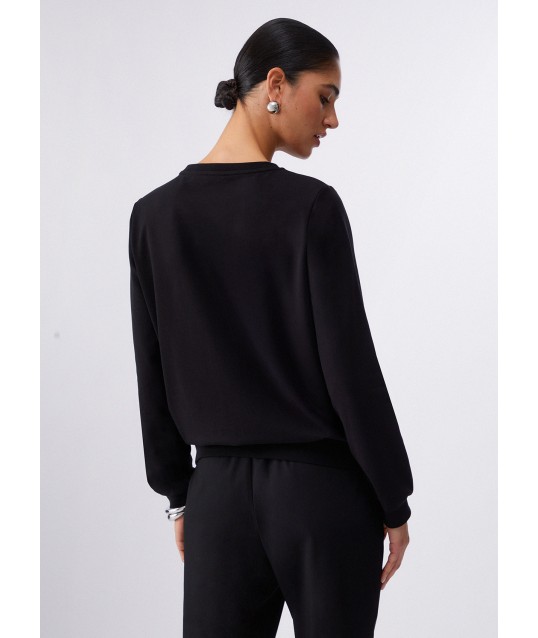 Sweatshirt avec ornements Liu Jo