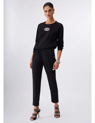 Sweatshirt With Liu Jo Jewel Detailing