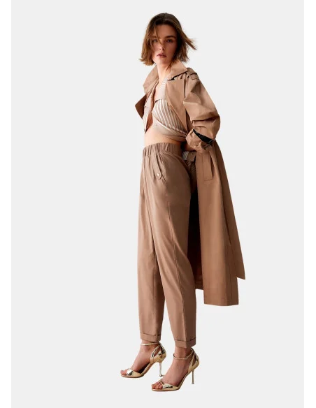 Liu Jo Pantalon slim avec revers
