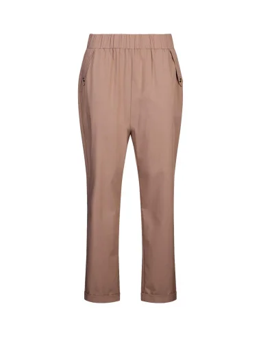 Pantaloni Slim Fit Con Risvolto Liu Jo