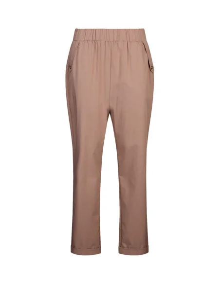 Pantaloni Slim Fit Con Risvolto Liu Jo