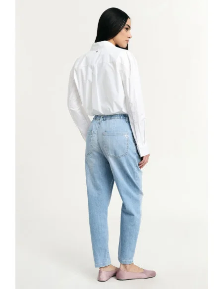 Jeans Baloon Fit Con Portachiavi Orsetto Please