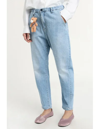 Baloon Fit Jeans With Bear Keyring Please