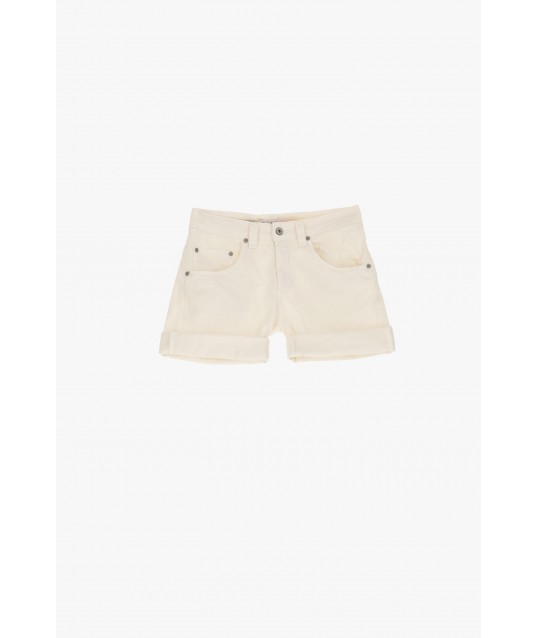 Monocolour Shorts With Five Pockets And Turned-Up Hems Please