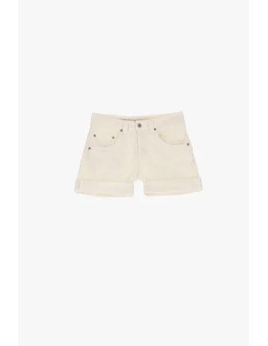 Short monochrome à cinq poches et ourlets retroussés Please