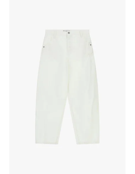 Pantaloni Ampi Vita Alta Con Tasche Please