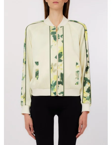Sweatshirt With Floral Pattern Liu Jo