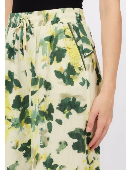 Pantalone Con Fantasia Floreale Liu Jo