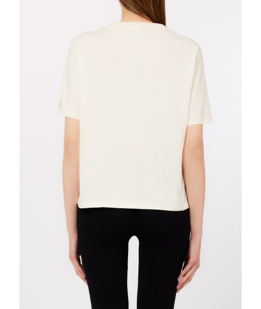 Liu Jo T-Shirt With Floral Patterned Top